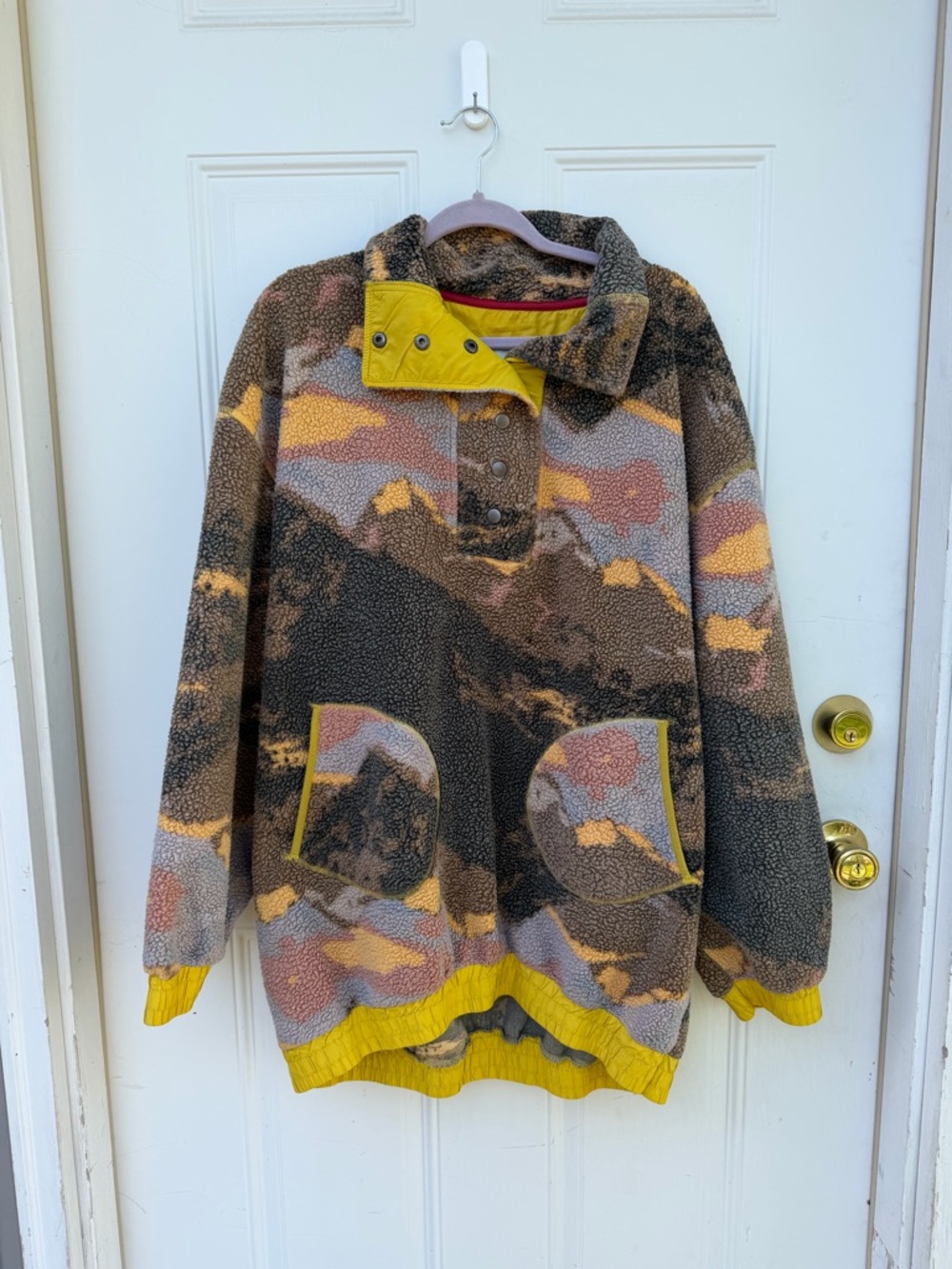Urban Outfitters BDG Alpine Fleece Pullover Sweatshirt Jacket